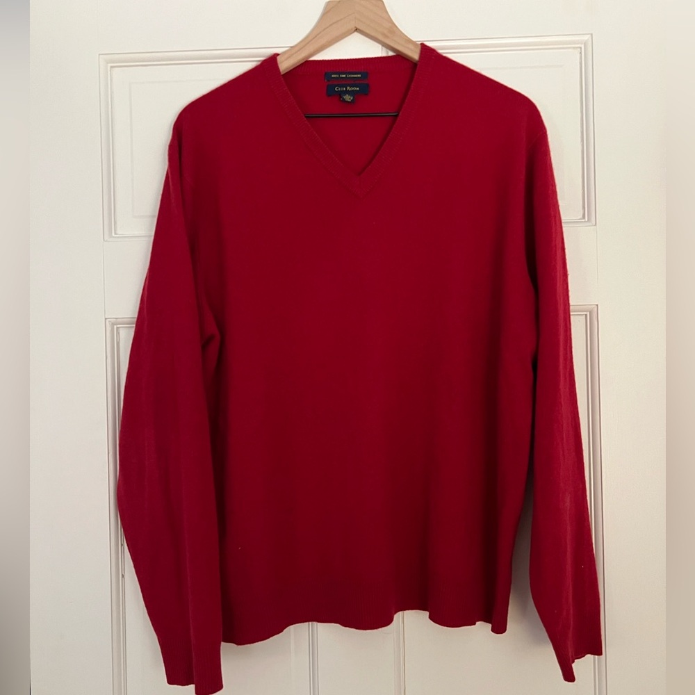 Club Room 100% Fine Cashmere Sweater